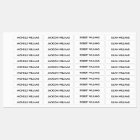 Simple Black and White Kids Name