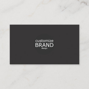 Simple Black And White Professional Business Card