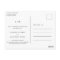 Simple Black and White Wedding Postponement