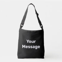 Simple Black and White Your Message Text Template