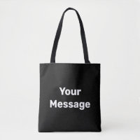 Simple Black and White Your Message Text Template
