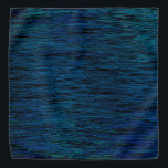 Simple Black Blue Teal Abstract Scribble Texture Bandana<br><div class="desc">This sleek,  stylish design will bring out your modern side. Its dark tones of black,  blue and teal create a unique scribble texture that's sure to make an eye-catching statement.</div>