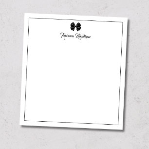 Simple Black Bow Border Script Custom Name Script Notepad
