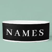 Simple Black Custom Add Your Name Elegant