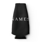 Simple Black Custom Add Your Name Elegant