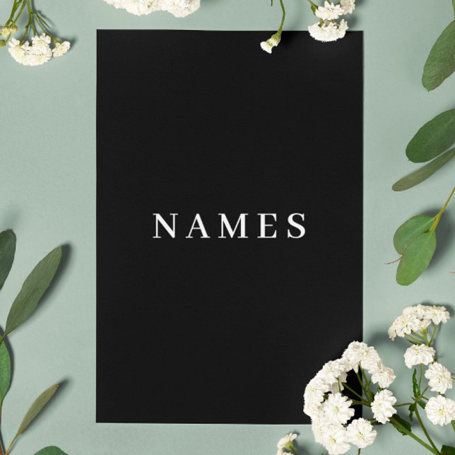Simple Black Custom Add Your Name Elegant Letterhead (Creator Uploaded)