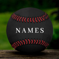Simple Black Custom Add Your Name Elegant