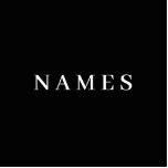 Simple Black Custom Add Your Name Elegant Standing Photo Sculpture<br><div class="desc">Simple Black Custom Add Your Name Elegant Design for Anyone.</div>