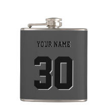 Simple Black Custom Number and Name