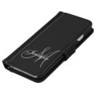 SIMPLE, BLACK, GREY YOUR MONOGRAM YOUR NAME