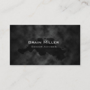 Simple Black Modern Professional Business Card