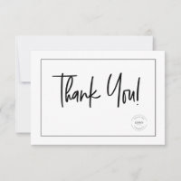 Simple Black White Company Logo Social icons note