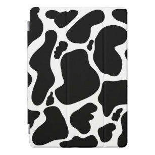 Simple Black white Cow Spots Animal iPad Pro Cover