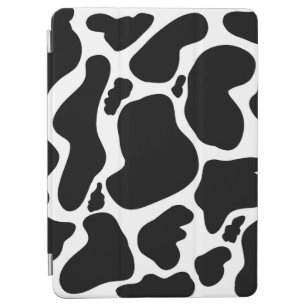 Simple Black white Cow Spots Animal iPad Air Cover