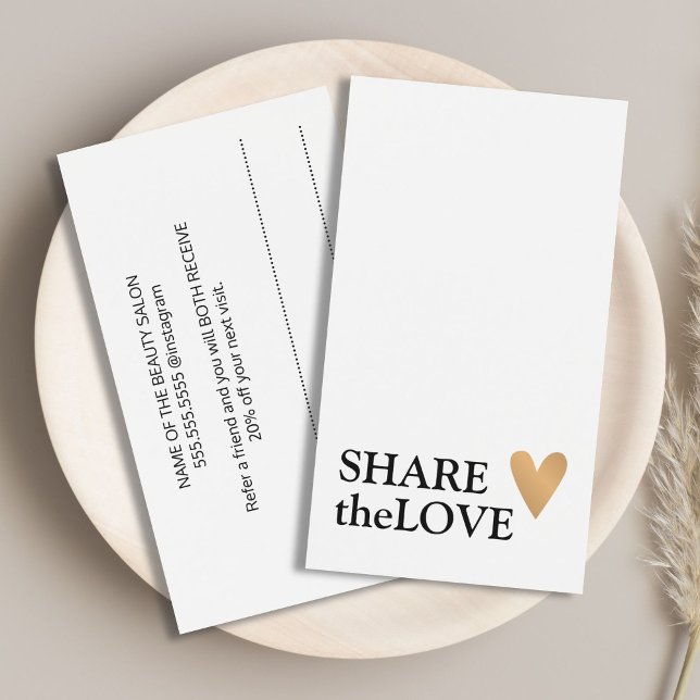 Simple Black White Faux Gold Heart (Creator Uploaded)