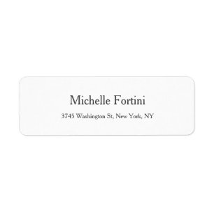 Simple Black & Wihte Modern Minimalist Style Chic