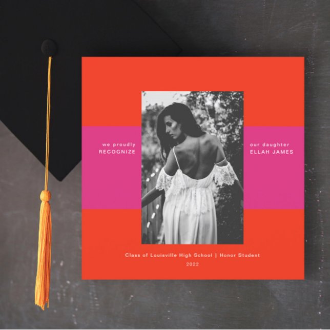 Simple Blocks Mod photo graduation announcement (Creator Uploaded)