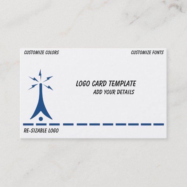 Simple Blue Aeronautical Chart Pilot Drone Business Card (Front)