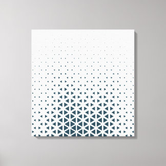 Simple Blue and White Canvas Print