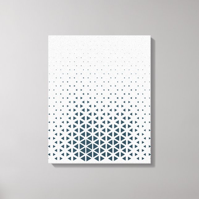 Simple Blue and White Canvas Print (Front)