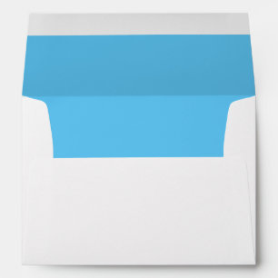 Simple Blue Envelope for Baby Boy Baby Shower