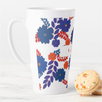 Simple blue flowers vector design