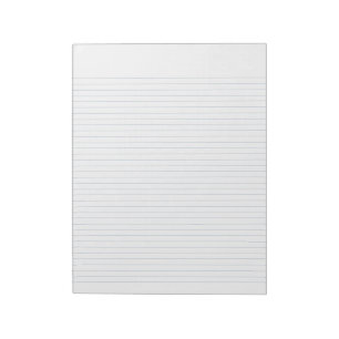 Simple Blue Line College Rule  Notepad