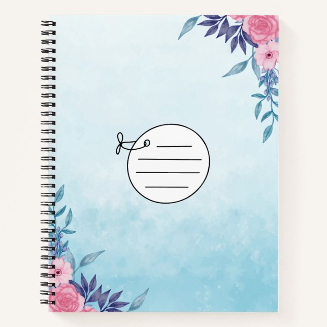 Simple Blue Notebook (Front)