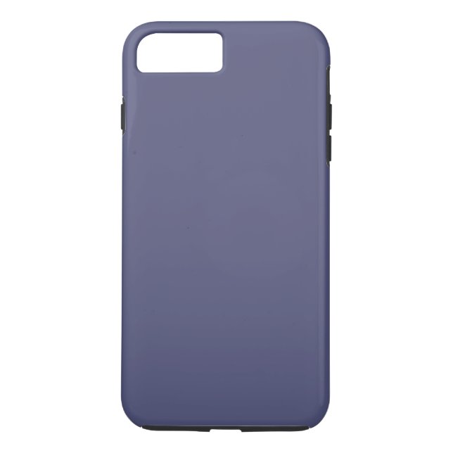 Simple Blue Ombre Plain Personalised Case-Mate iPhone Case (Back)