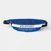Simple Blue White Volunteer Corporate Typo Black 