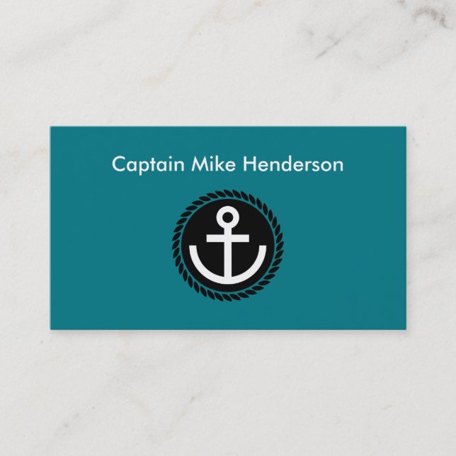 Simple Boating Business Cards (Front)