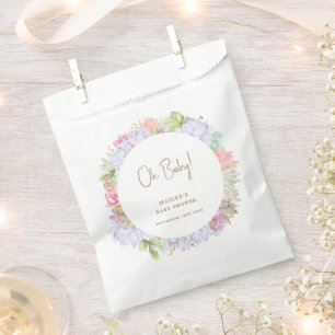 Simple Boho Cactus Desert Oh Baby Shower  Favour Bags