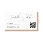 Simple Boho Modern Handwritten Script QR code