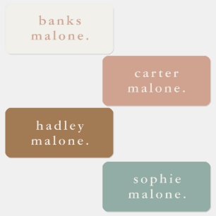 Simple Boho Name Waterproof Clothing