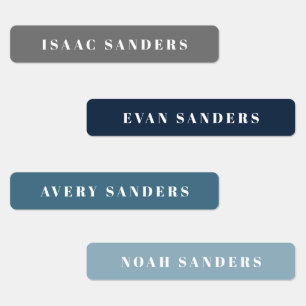 Simple Boho Rainbow Waterproof Name