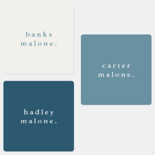 Simple Boho Rainbow Waterproof Name