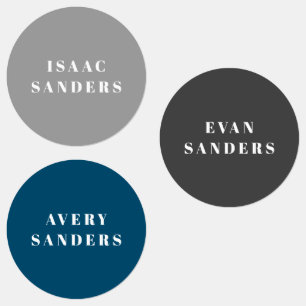 Simple Boho Rainbow Waterproof Name