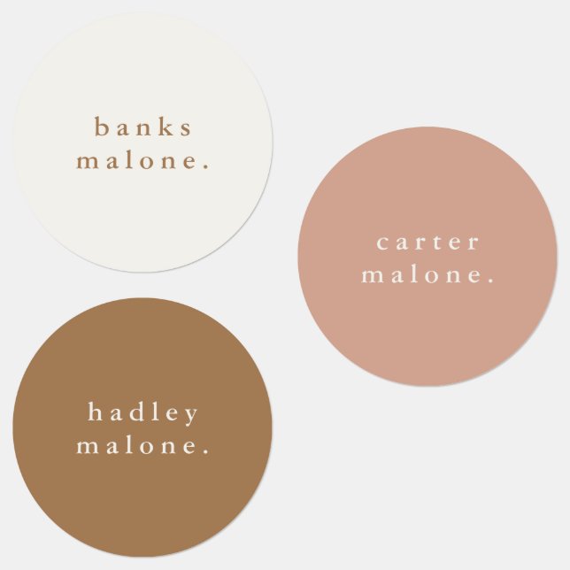 Simple Boho Rainbow Waterproof Name (Group)