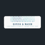 SIMPLE BOHO RETURN ADDRESS modern pattern blue<br><div class="desc">Setup as a template it is easy to customise with your own text - make it yours! - - - - - - - - - - - - - - - - - - - - - - - - - - - - - - - - - -...</div>