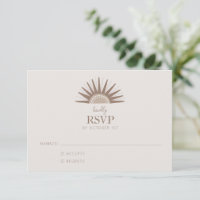 Simple Boho Sun Brown and Taupe Wedding