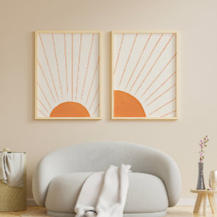 Simple Boho Sunrise Poster