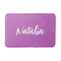 Simple Bold Custom Colour Stylish Girls Name Purpl