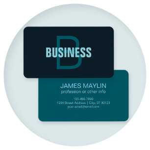 Simple Bold Customisable Monogrammed Name