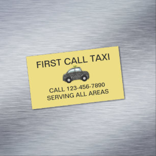 Simple Bold Tax Service Business Card Magnets