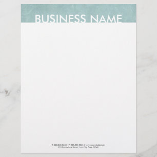 Simple Bold Text Letterhead Design