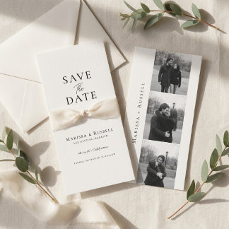 Simple Bookmark Photo Booth Save The Date