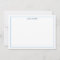 Simple Border Light Blue Note Card
