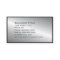 Simple Bordered Silver  Corporate  Business Card