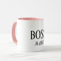 Simple Boss Babe Monogram Coffee Tea