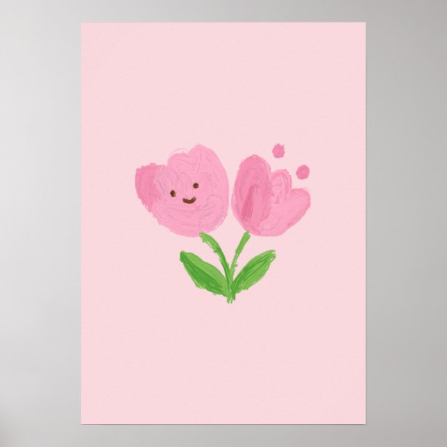 Simple Botanical Green Leaf Minimalist Print (Front)